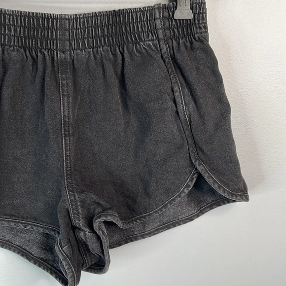 Abercrombie & Fitch Black Jean Shorts Classic Style - Picture 3 of 8